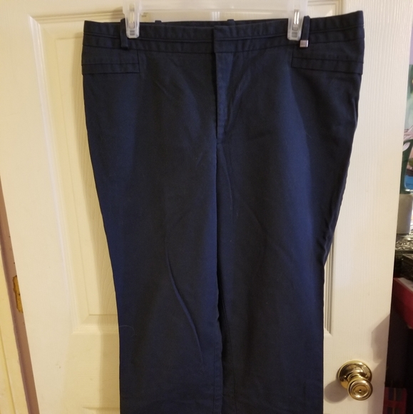Women's Calvin Klein Navy Blue Chinos size 16 - Picture 1 of 7